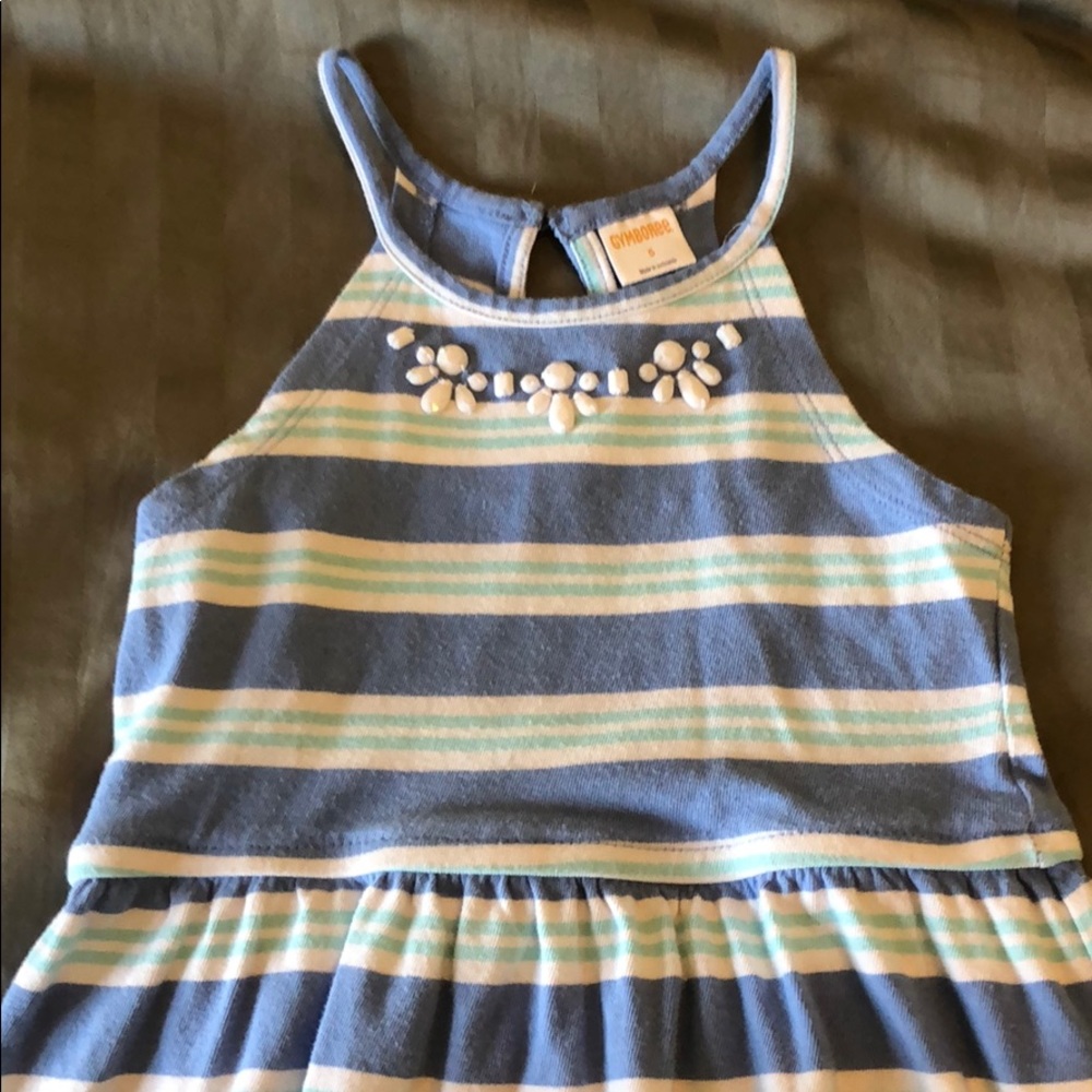 Gymboree Maxi Dress with bead detail - size 5
